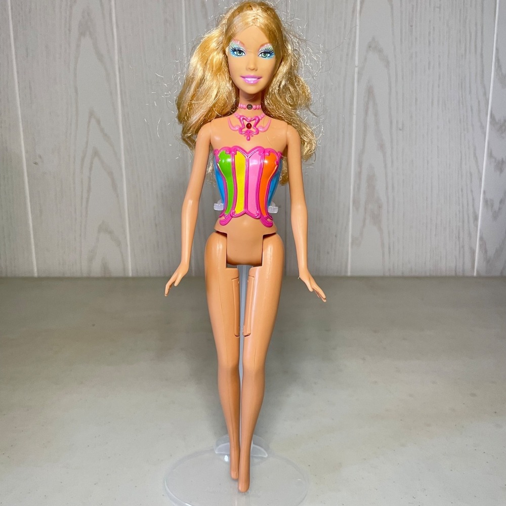 Barbie Fairytopia Magic Of The Rainbow Elina Doll Mattel 2006 No Wings Working!